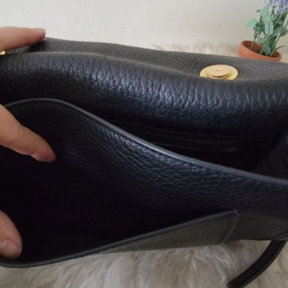 Michael kors satchel bag black leather RARE - Picture 12 of 12